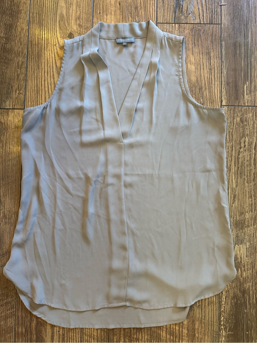 Vince Camuto Sleeveless V-Neck Camisole in grey